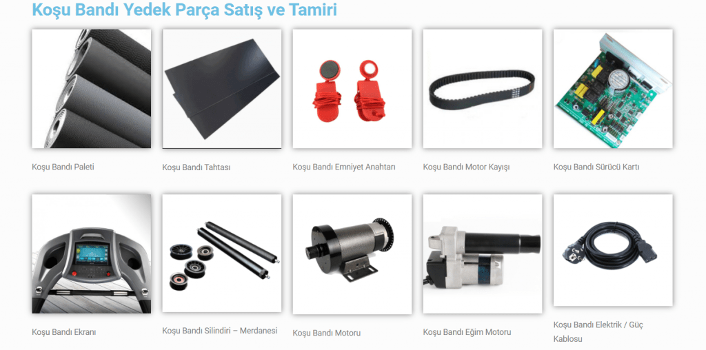 Koşu Bandı Yedek Parça Servisi 